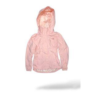 The North Face Pink Hooded Rain Jacket Windbreaker Size S